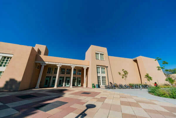 Zimmerman Library at The University of New Mexico in Albuquerque